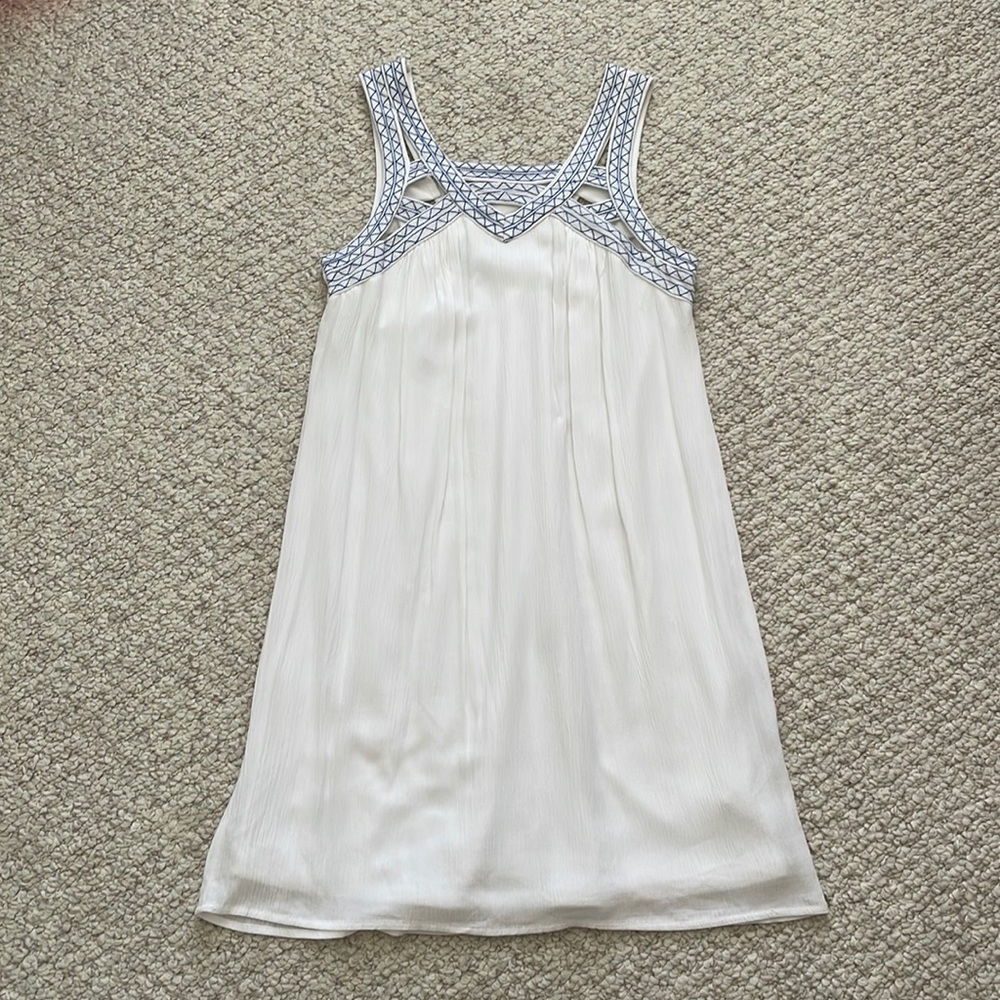 Maurices NWT blue and white dress